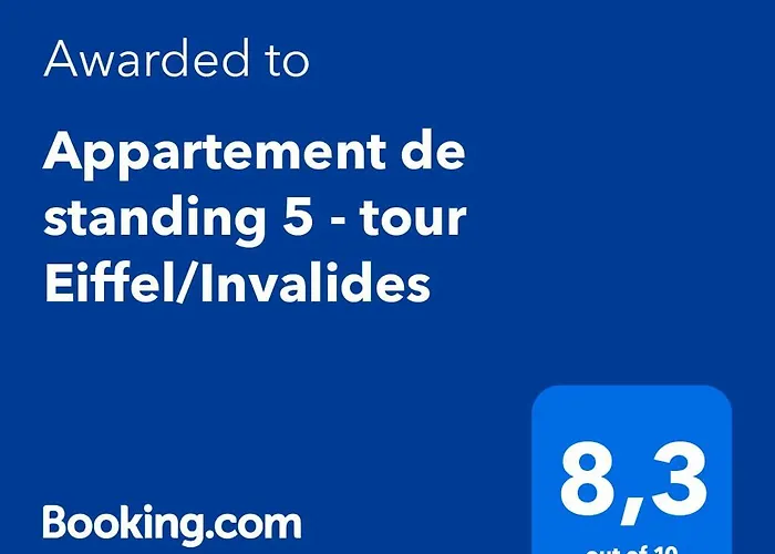 De Standing 5 - Tour Eiffel/invalides Apartament *